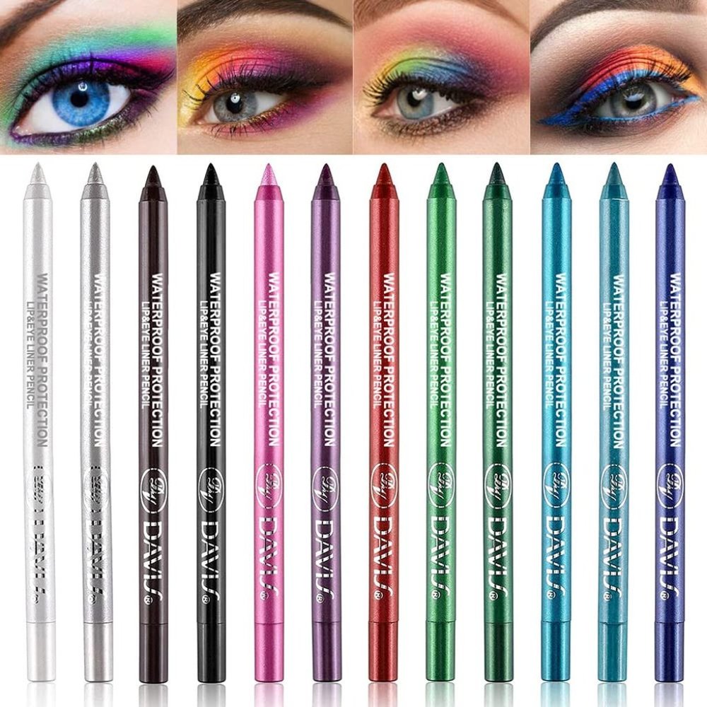 12 Colors Matte Eyeliner Pen Set
